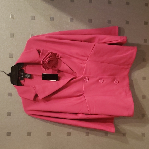 Sandra & Andre Pink Women's BlazerSize XL 3/4 sleeves NWT - Picture 1 of 10
